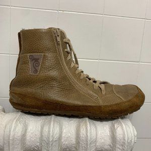 Winter Barefoot Boots from Magical Shoes, Leather + Wool minimalist boots EU 45